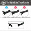 Hkuco Mens Replacement Lenses For Oakley Flak 2.0 XL-Vented Sunglasses Blue/Black Polarized 
